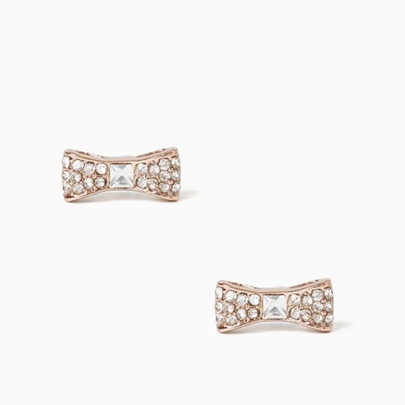 kate spade Jewelry - NWT Kate Spade Ready Set Bow Pave Bow Studs
